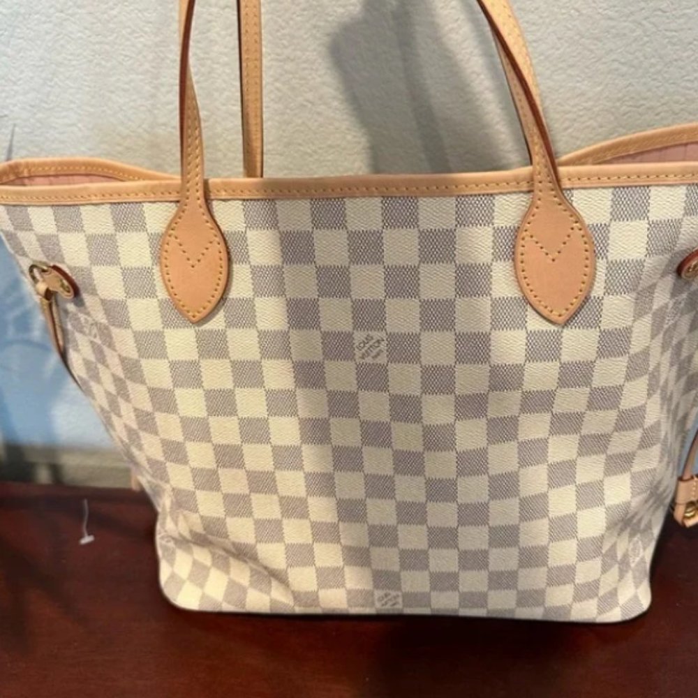 Louis Vuitton Neverfull Damier Azur MM